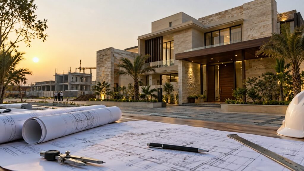 1 Kanal House Construction at EME Society Lahore